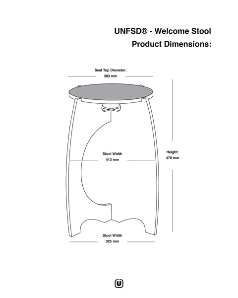 Welcome Stool Standard - "MAPLE"