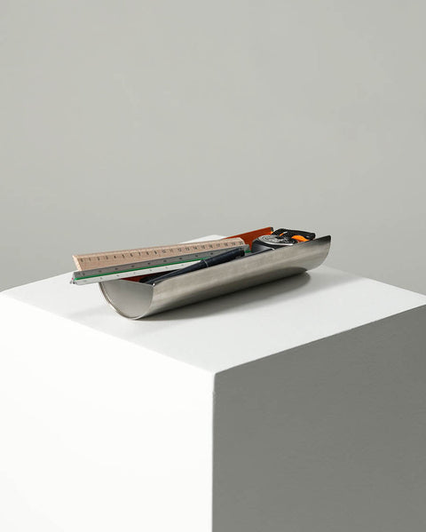 Pipes and Beams - Pencil Tray Dark Grey