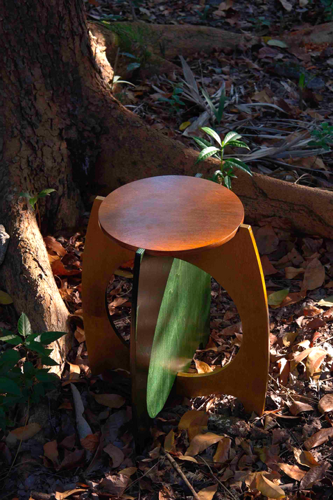 Standard Welcome Stool - "FOREST BIOME 3"